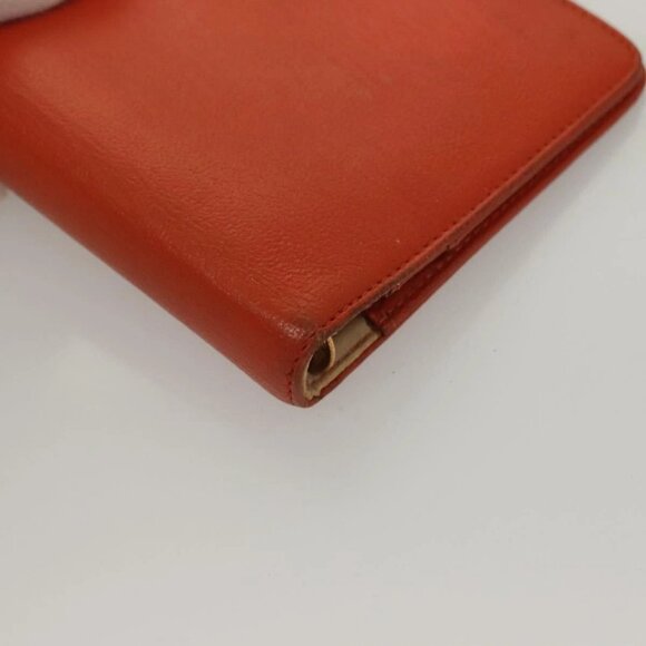 CHANEL Day Planner Cover Leather Orange CC Auth - Picture 9 of 16